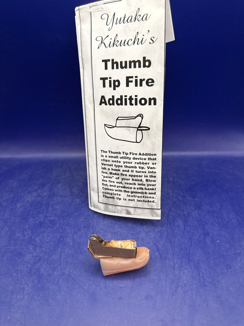 Yutaka Kikuchi’s Thumb Tip Fire Addition – Vintage Magic Gimmick & Fire Utility