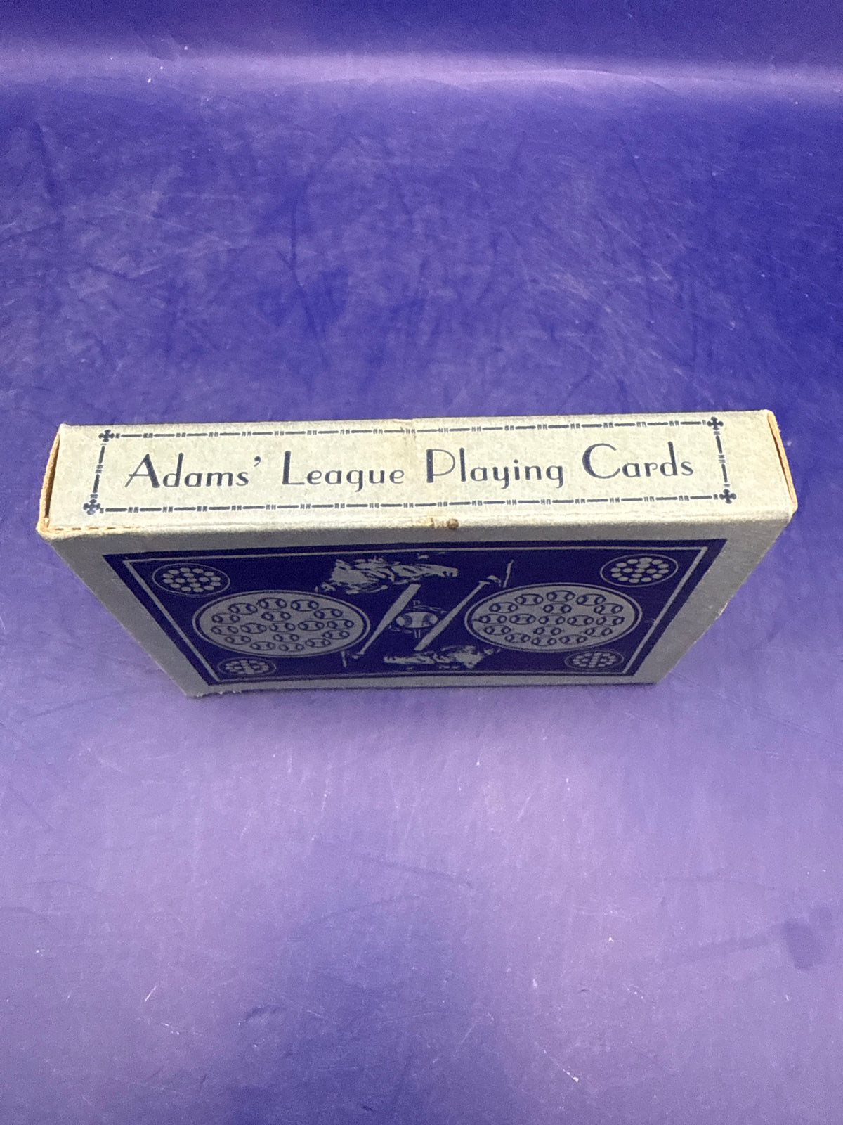 1950s Adams' League Playing Cards – Baseball Trick Deck-Original Instructions-sealed