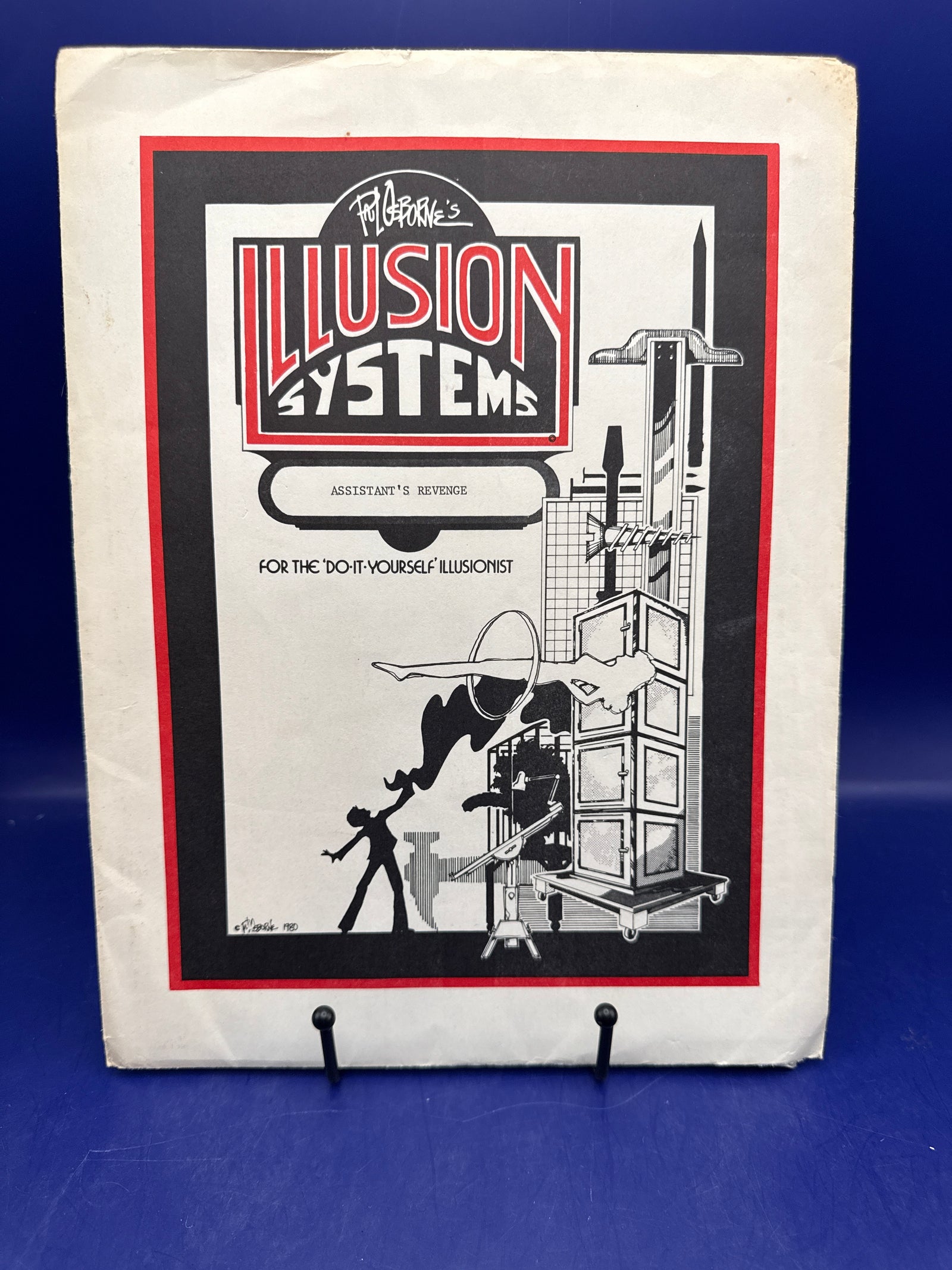 Paul Osborne Illusion Systems plans for Assistant’s Revenge c1980 Vintage plans