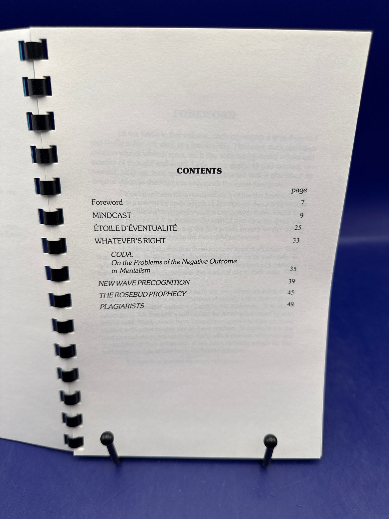 Mind Melds: A Precognitive Haxameron by Stephen Minch 1984 ESTATE
