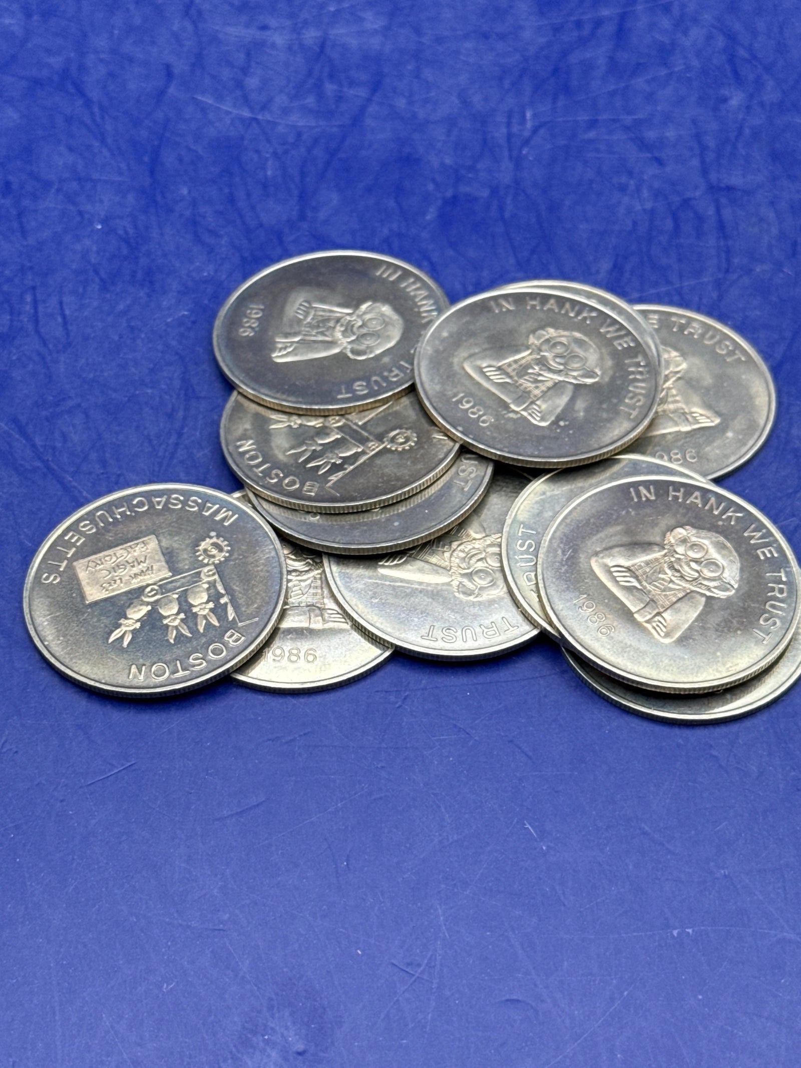 Hank Lee “In Hank We Trust” 1986 Magic Token / Palming Coin Boston MA ESTATE