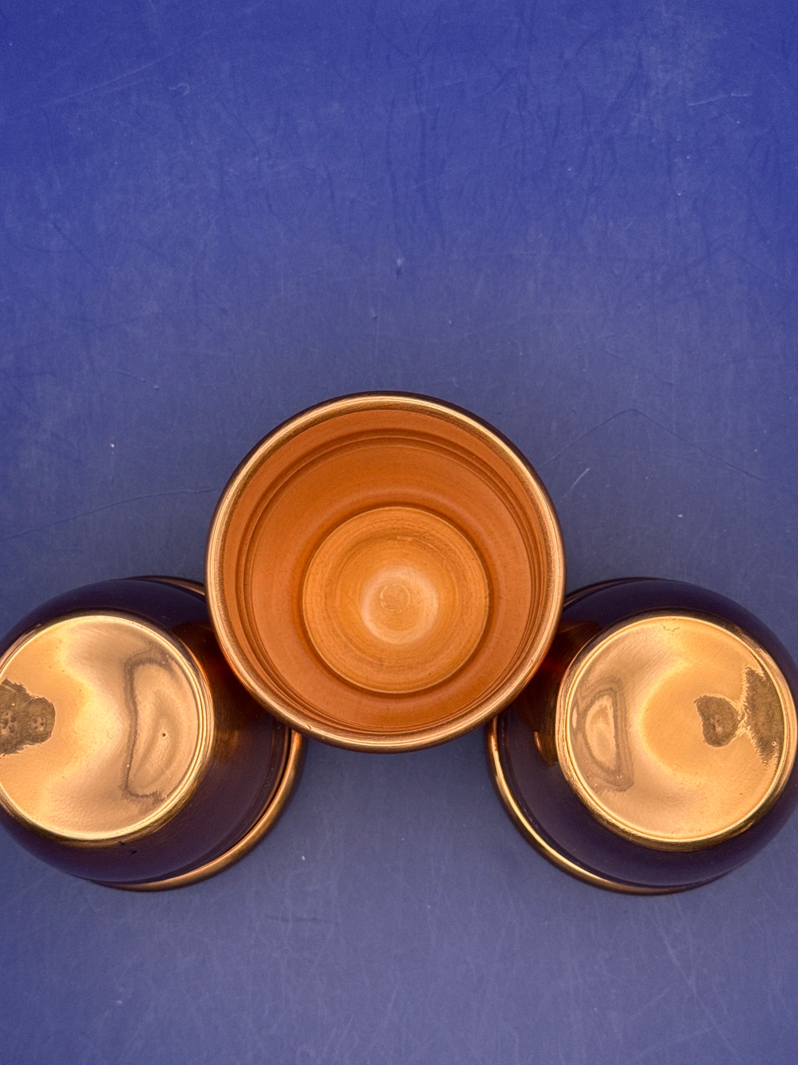Copper cups for cups and balls - manufacturer unknown