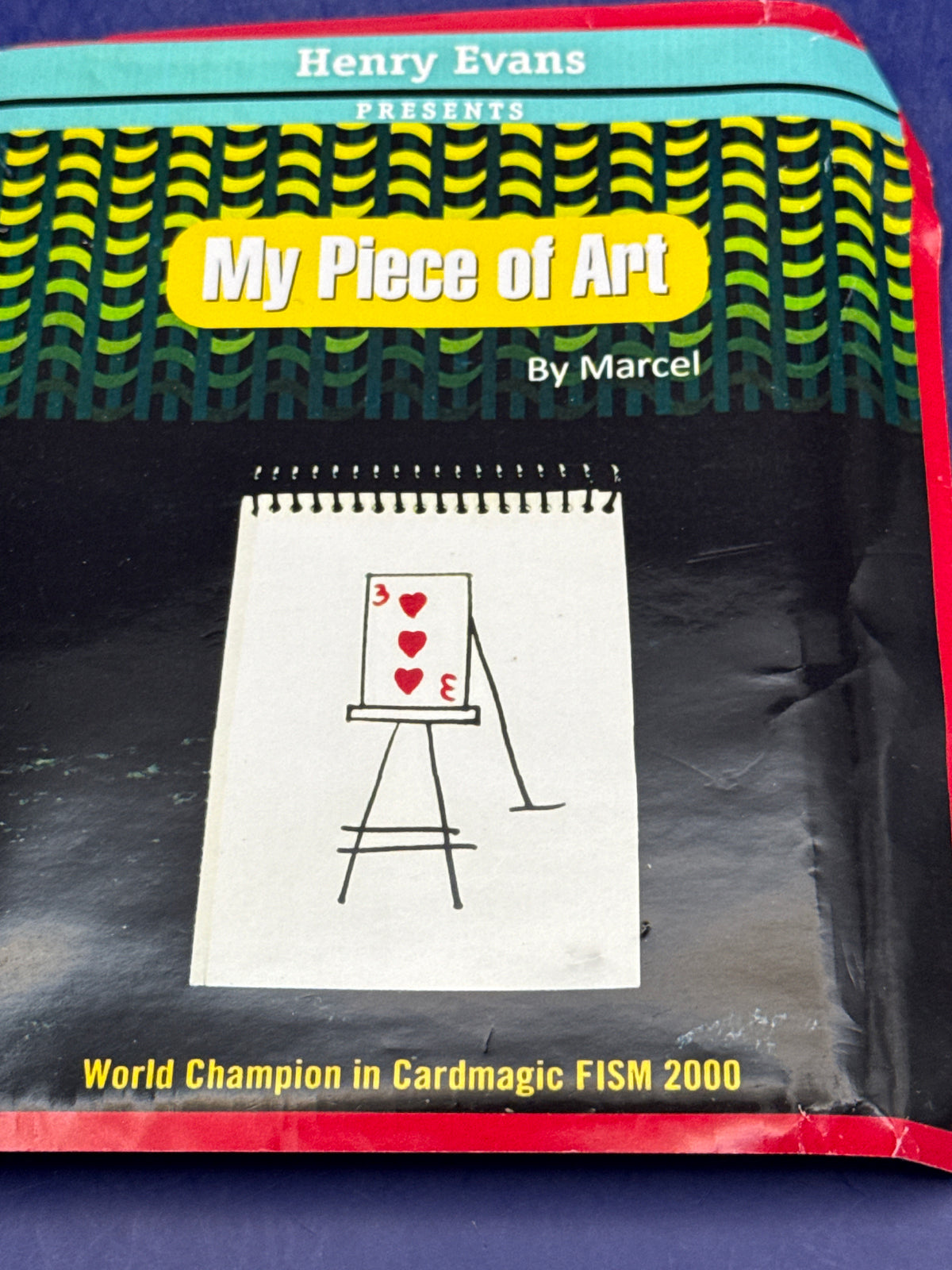 My Piece of Art by Marcel (Presented by Henry Evans) – Magic Trick Pad & DVD