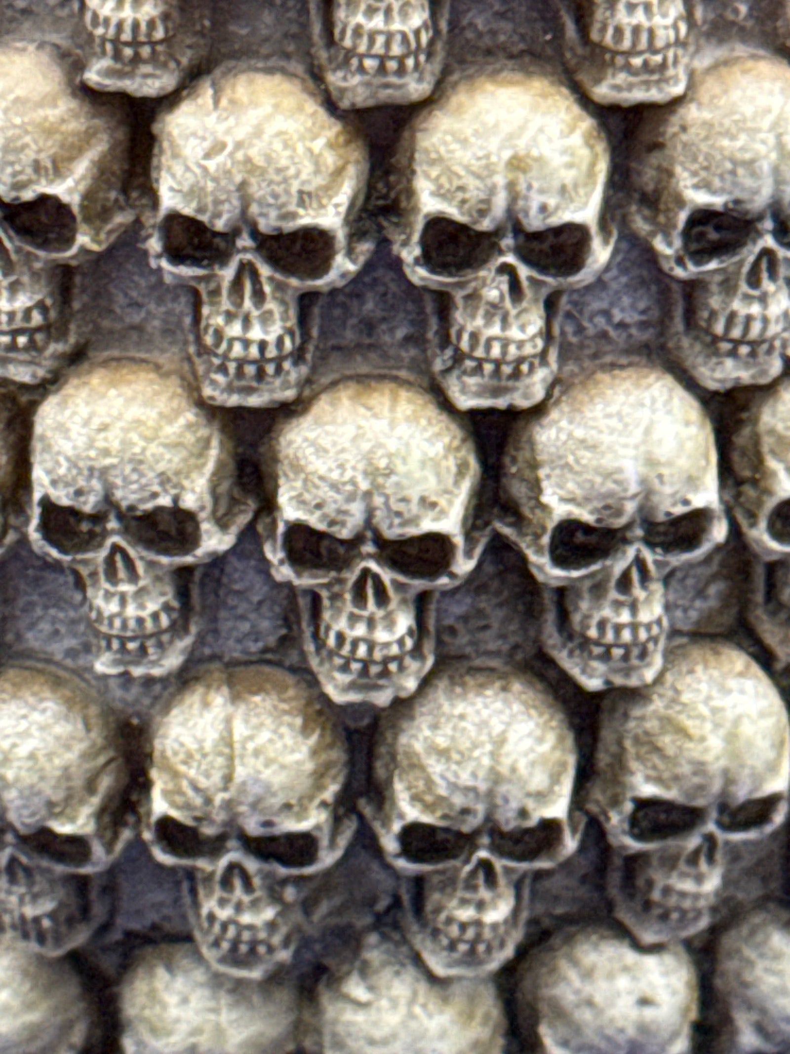 Jeff Busby Sea of Skulls Chop Cup with Custom Made and Calibrated Monkey Fist Leather Balls