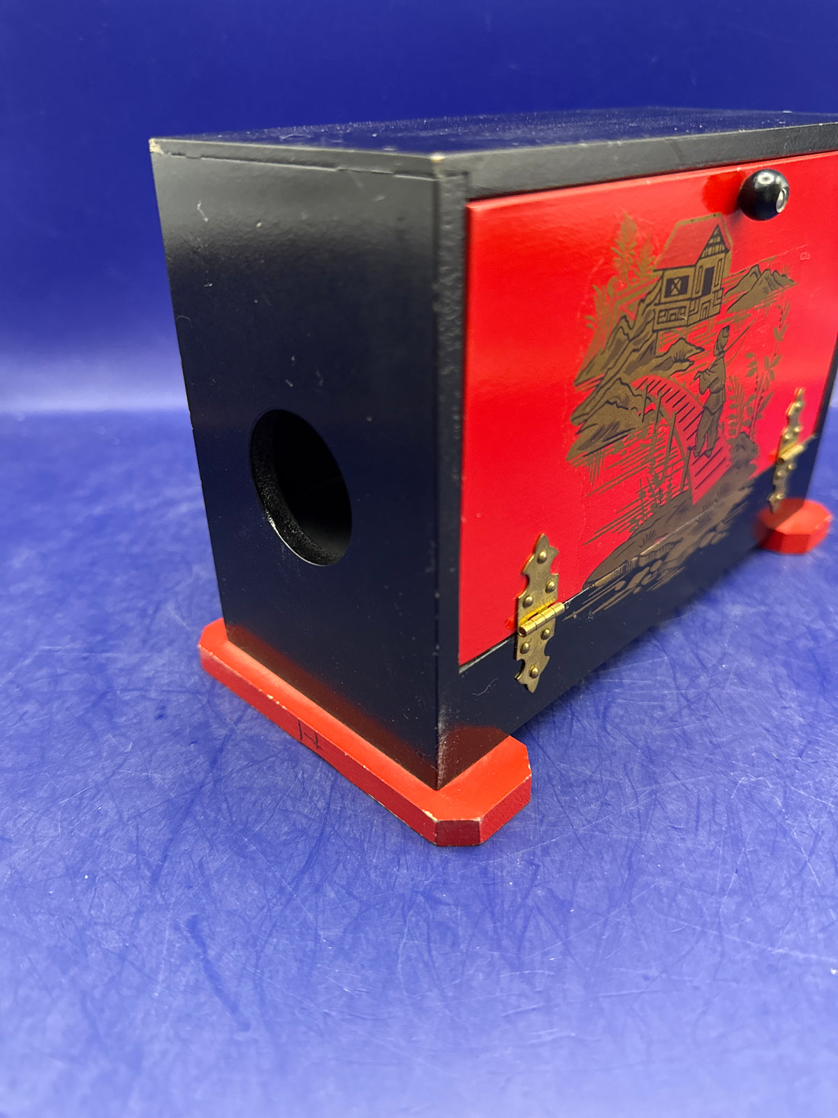 Vintage Japanese Themed Silk Cabby - Magic trick - ESTATE