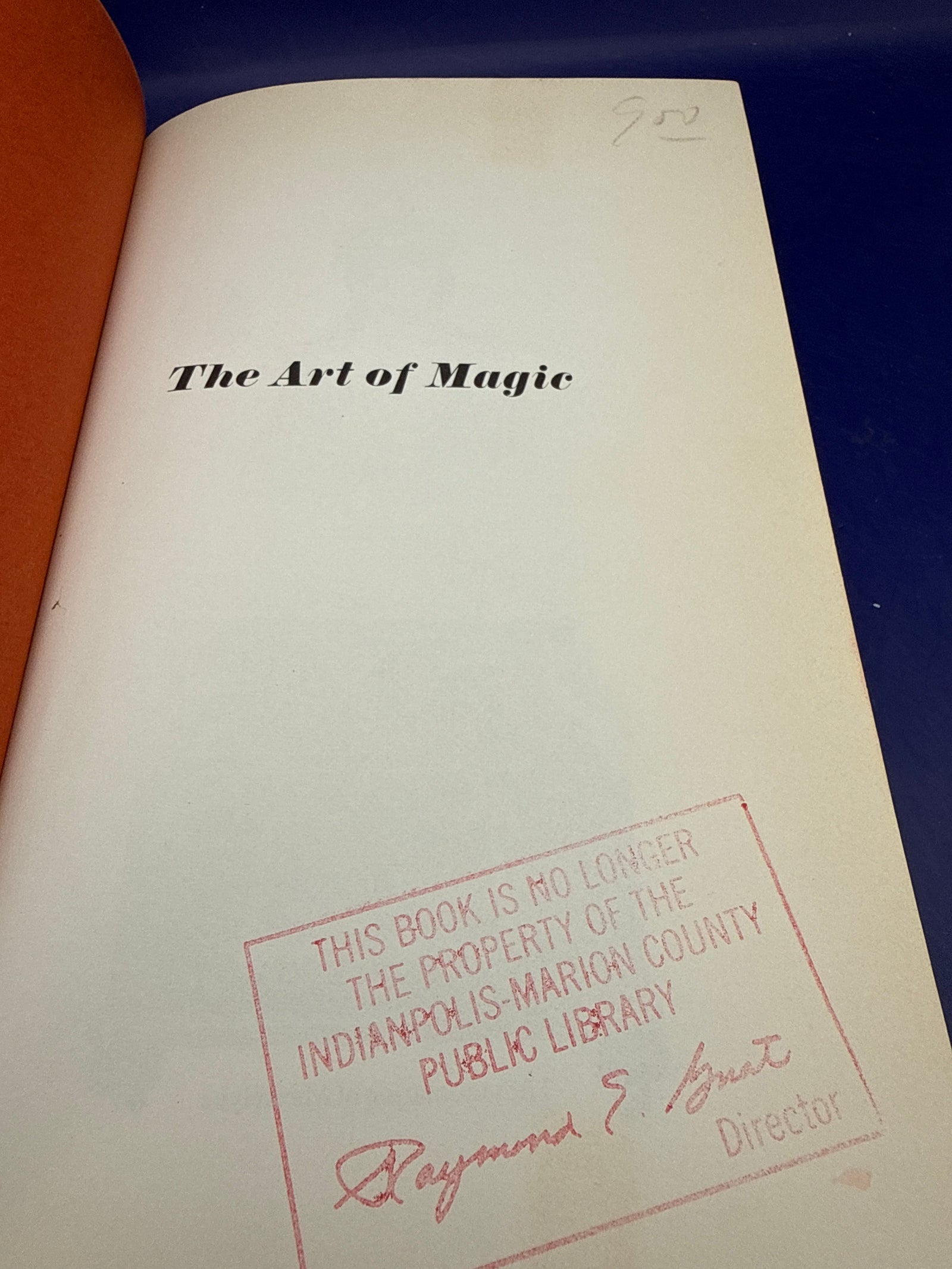 The Art of Magic by Douglas & Kari Hunt 1971 ESTATE