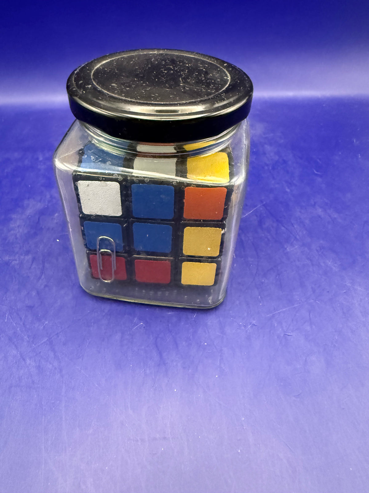 Impossible Jar/Bottle Faux Rubik’s Cube Unsolved