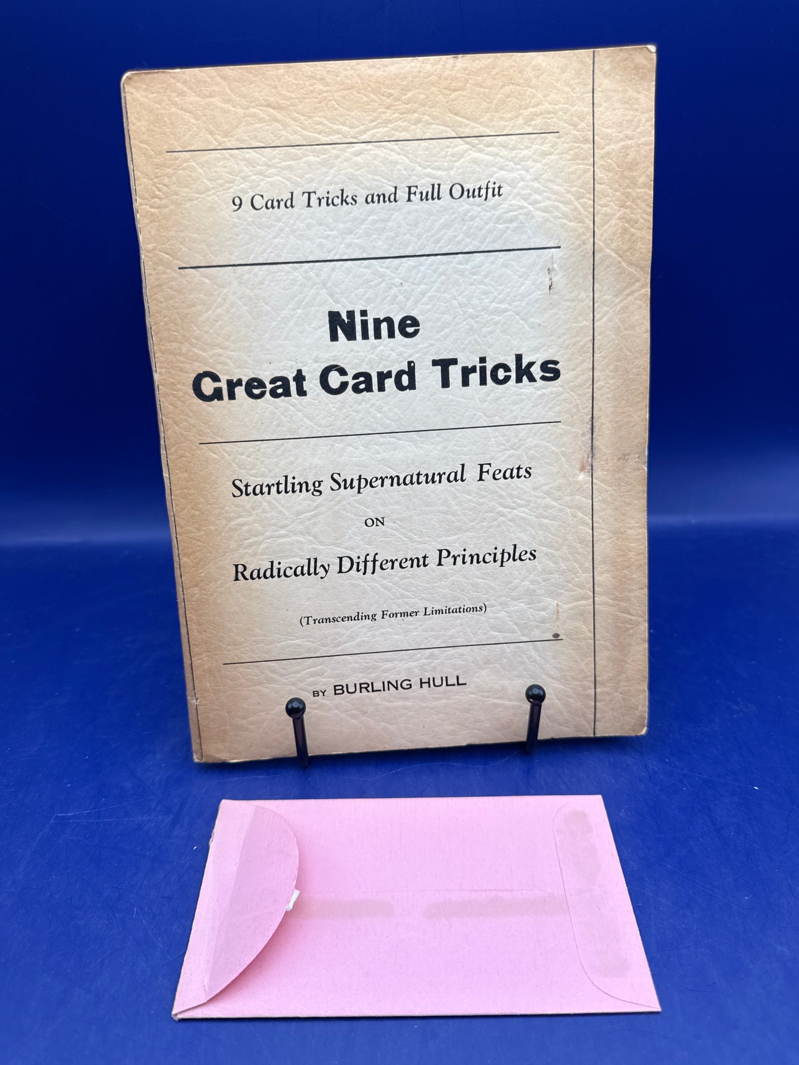 Nine Great Cards Tricks by Burling Hull 1st ed. 1933 with gaffs