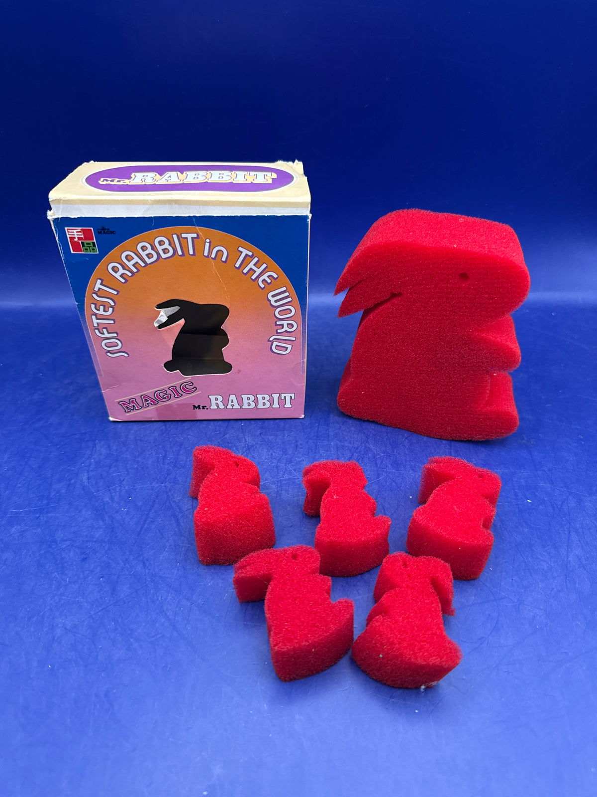 Tenyo Mr. Rabbit T-95 Magic Trick - Vintage Sponge Multiplying Rabbits