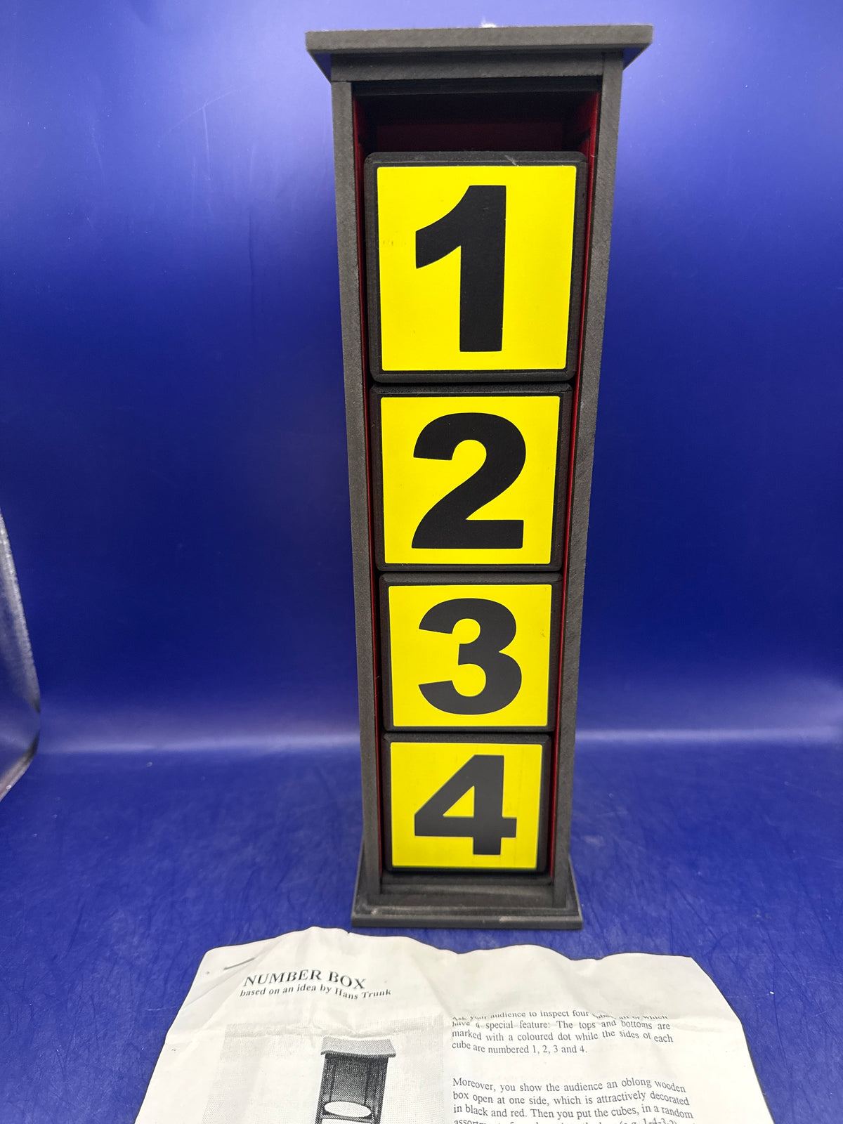 Number Box (Tote Punkt) by Future Magic, E. Boettcher, Hans Trunk 2002 RARE