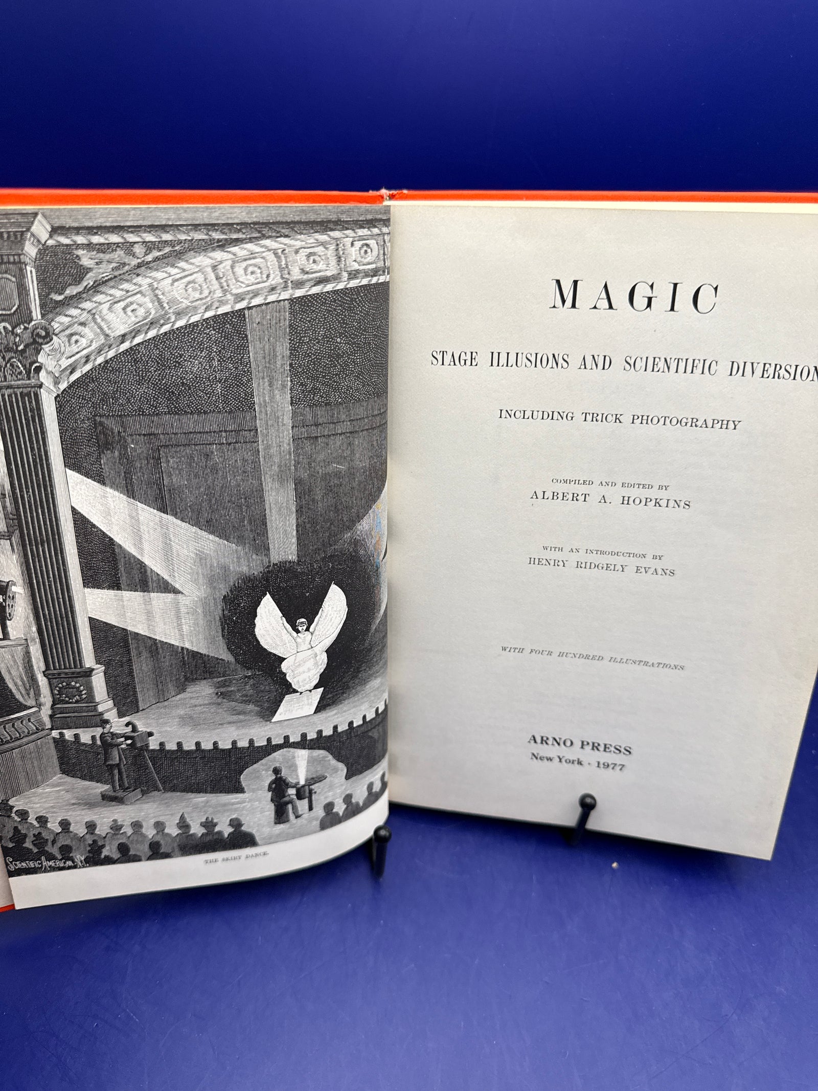 Magic Stage Illusions and Scientific Diversions by Albert Hopkins 1977 ESTATE