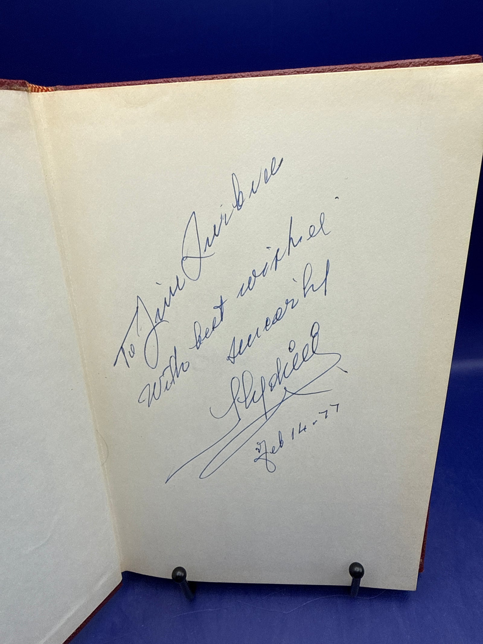 Slydini Encores by Leon Nathanson 1966 Inscribed by Slydini