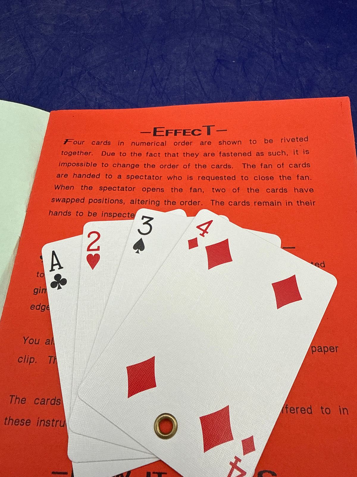 The Original Out of Order by Angelo Carbone – Self-Working Close-Up Packet Trick