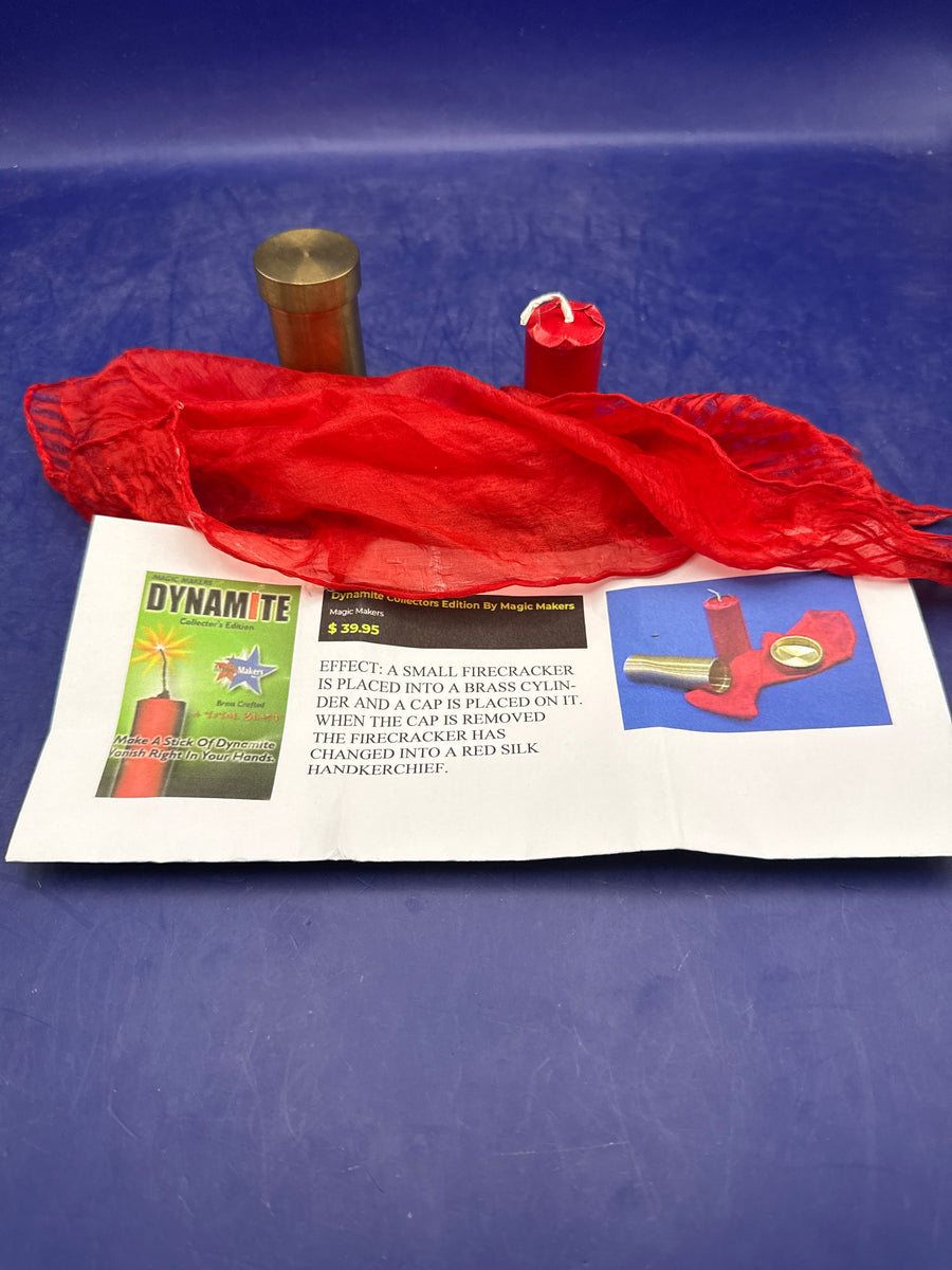 Dynamite Collector’s Edition by Magic Makers – Brass Firecracker Transposition
