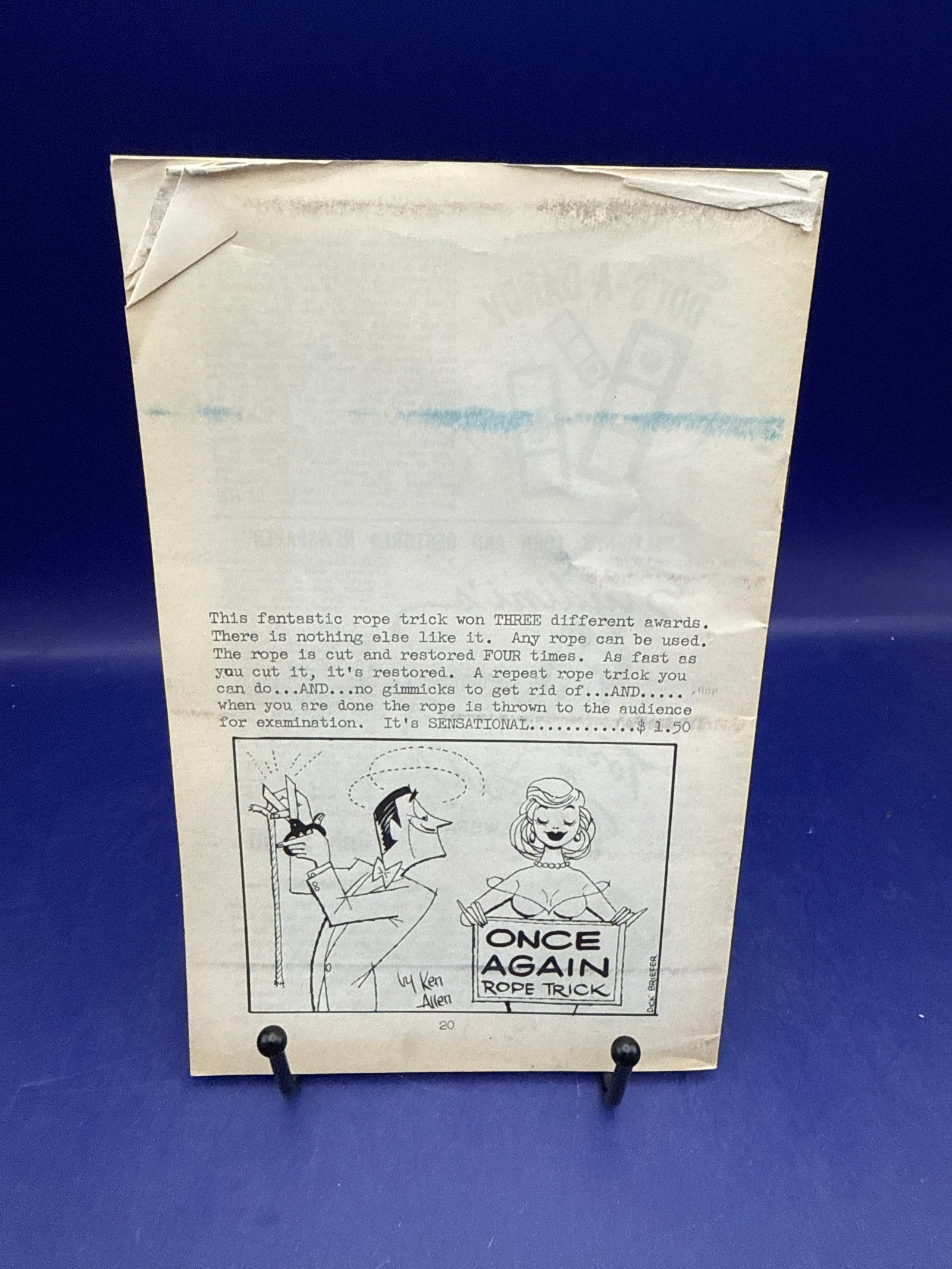 Catalog of Modern Magic c1950’s - Sydney Brockman - Seattle WA