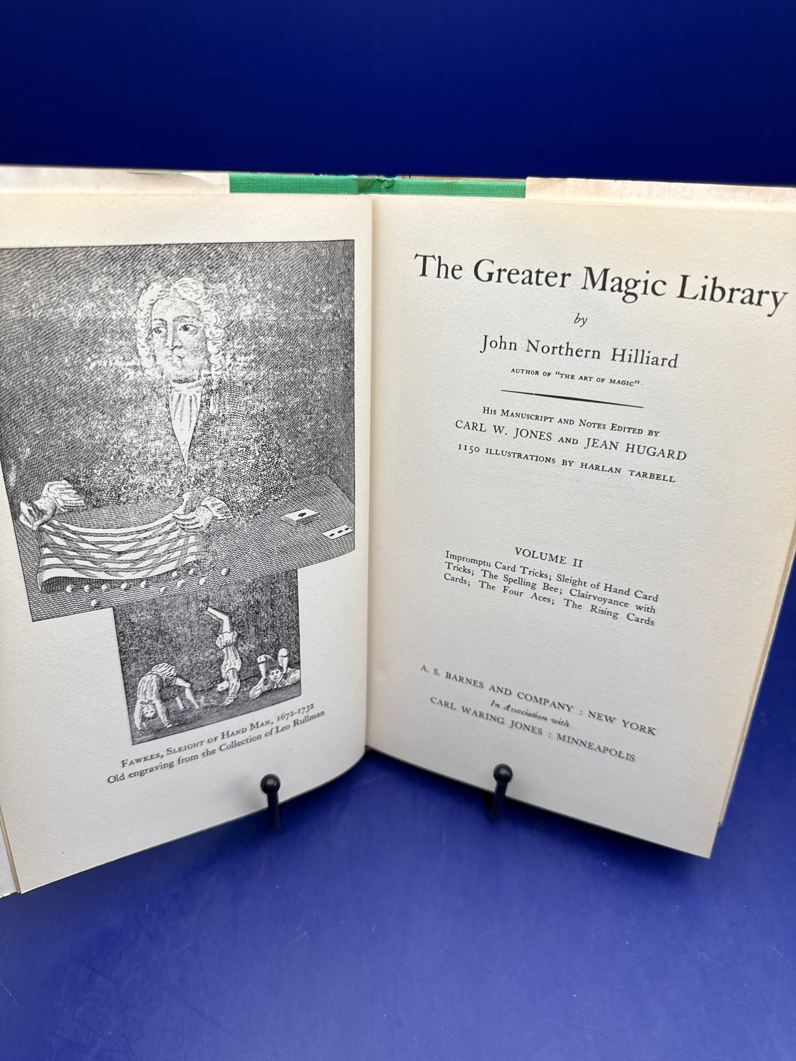 The Greater Magic Library Vol 1-5 by John Northern Hilliard 1st Printing 1956