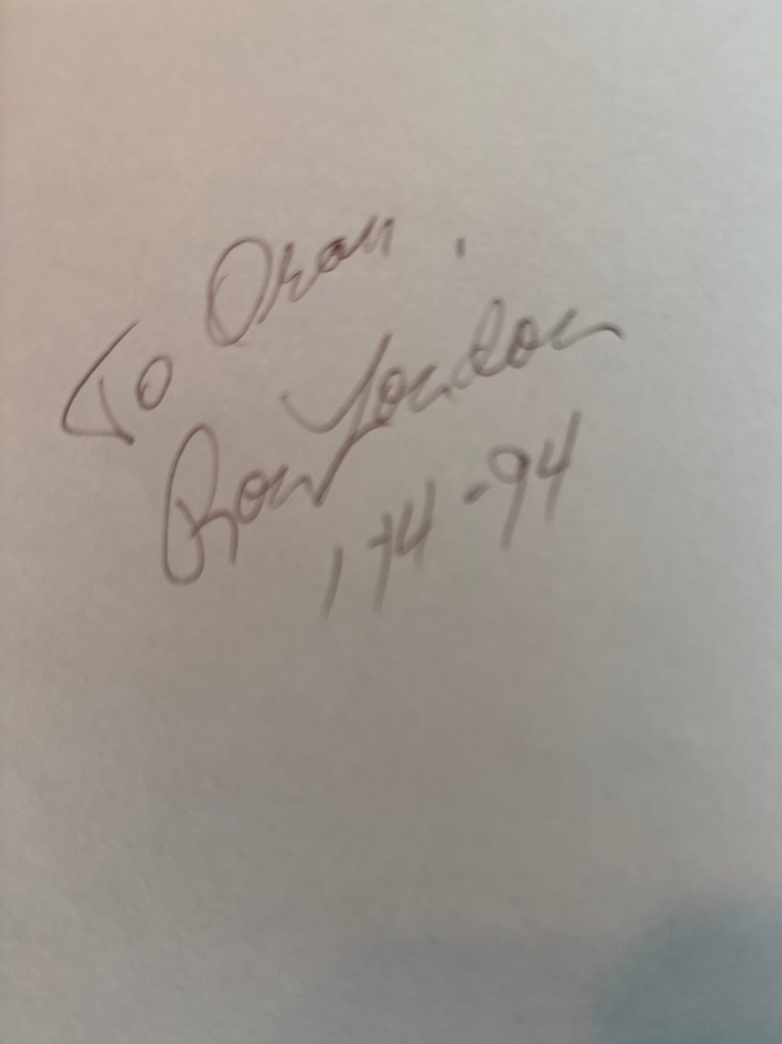 Ron London Magic Lecture INSCRIBED c1994 ESTATE