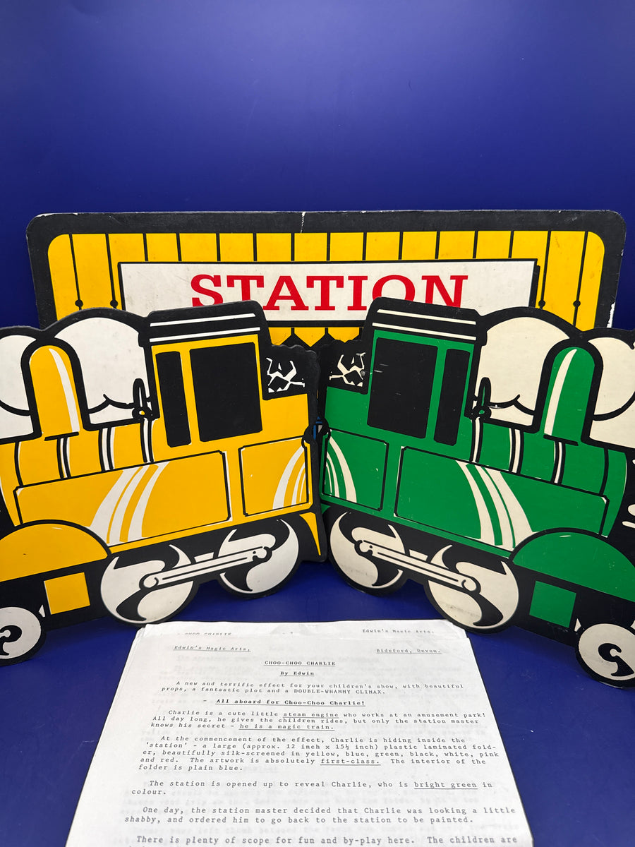 Choo-Choo Charlie by Edwin’s Magic Arts 1992 ESTATE