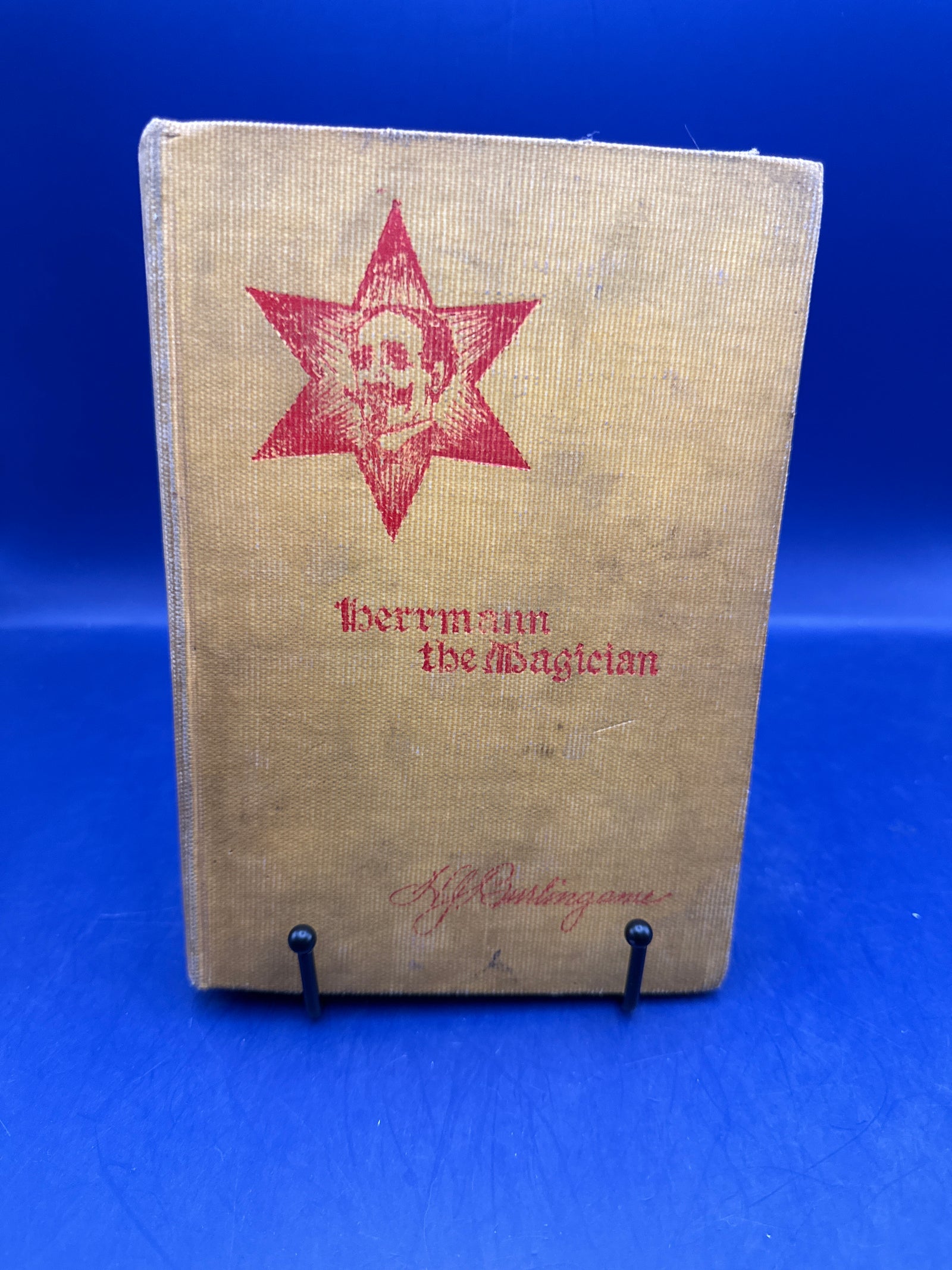 Herrmann the Magician: His Life, His Secrets by H. J. Burlingame 1897 1st ed. HC ESTATE