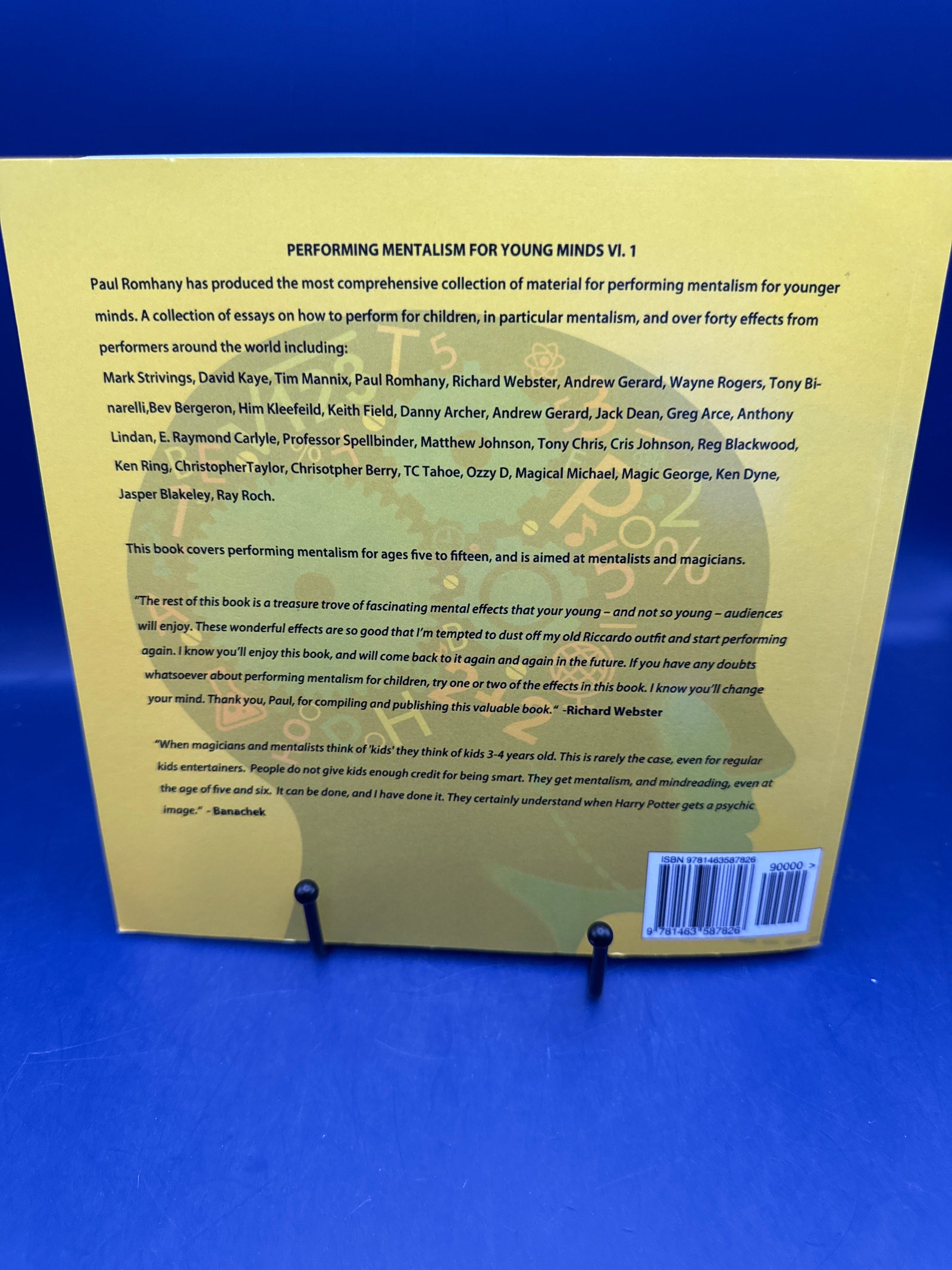 Performing Mentalism for Young Minds Vol 1 by Paul Romhany 2011 ESTATE