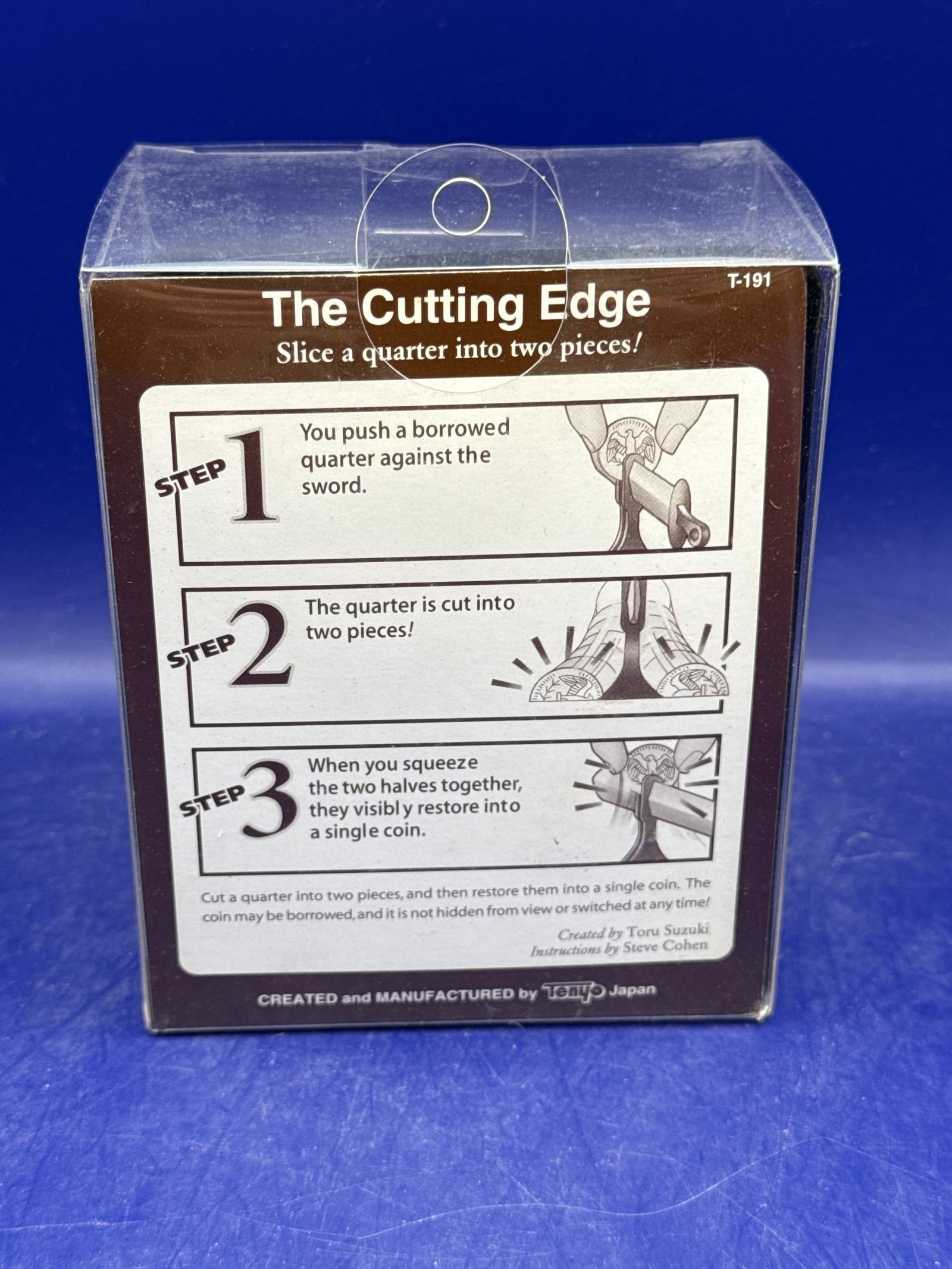 Tenyo T-191: The Cutting Edge - Magic Trick - RARE - New in Box by Tori Suzuki