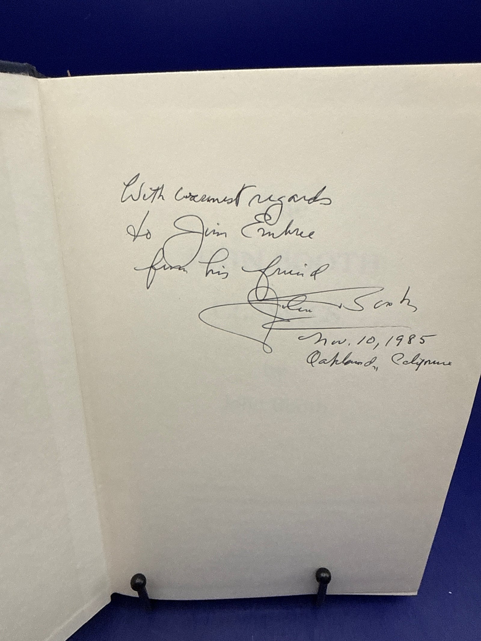 The John Booth Classics published by Supreme Magic Inscribed by John Booth ESTATE