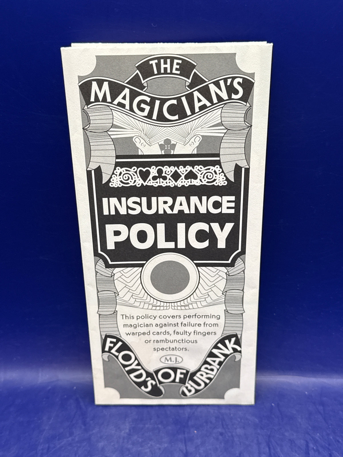 The Magicians Insurance Policy - Comedy Card Trick