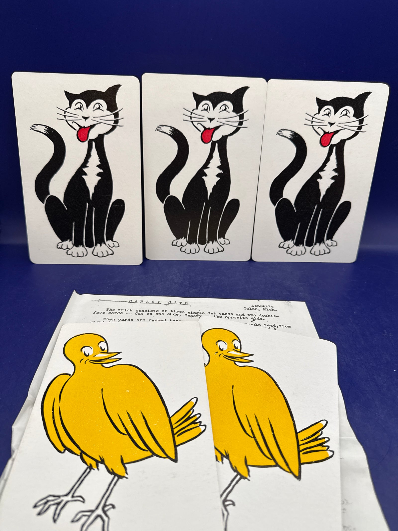 Abbott’s Canary Cats Jumbo Size ESTATE