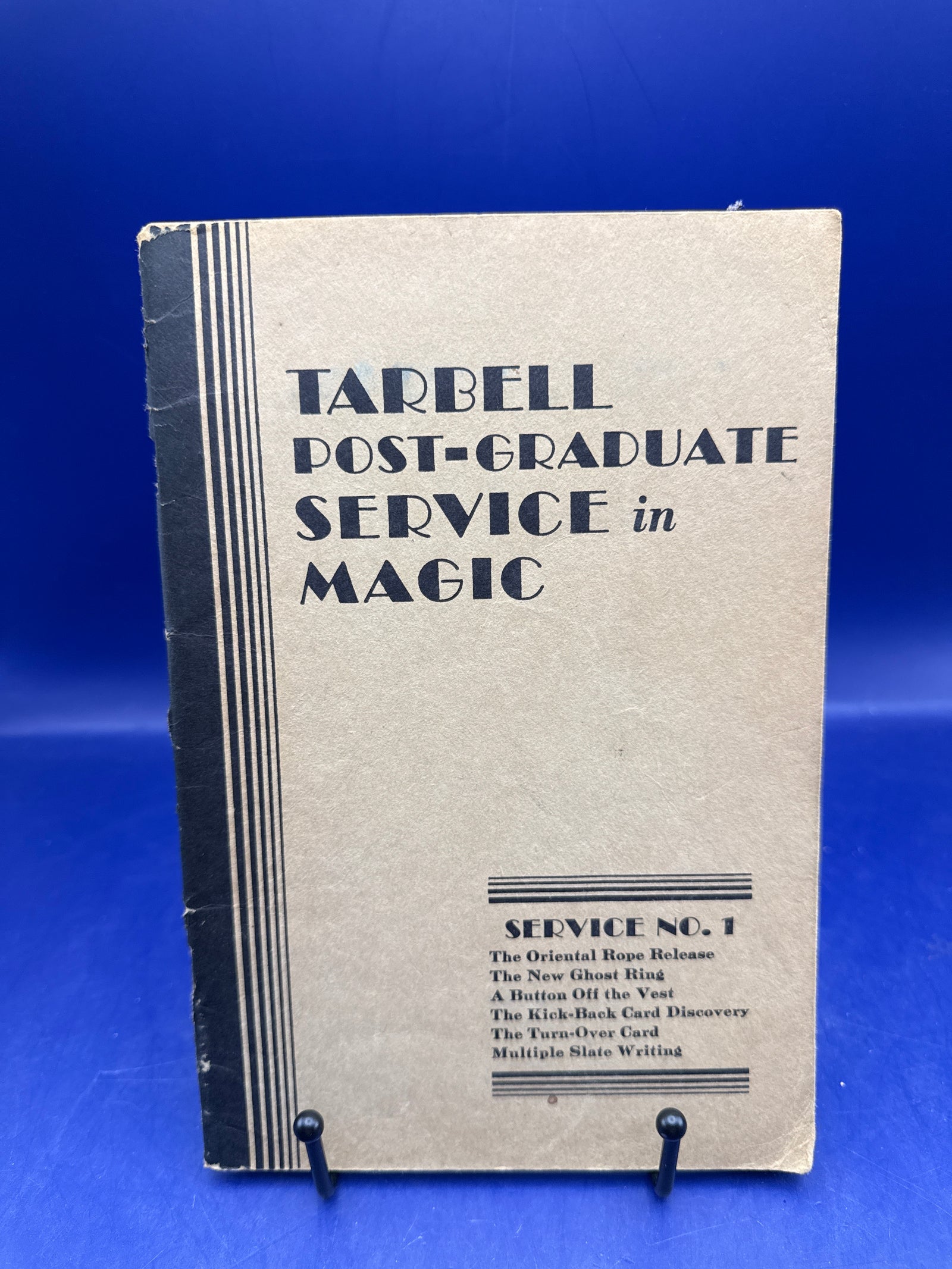 Tarbell Post-Graduate Service in Magic #1 : 1930