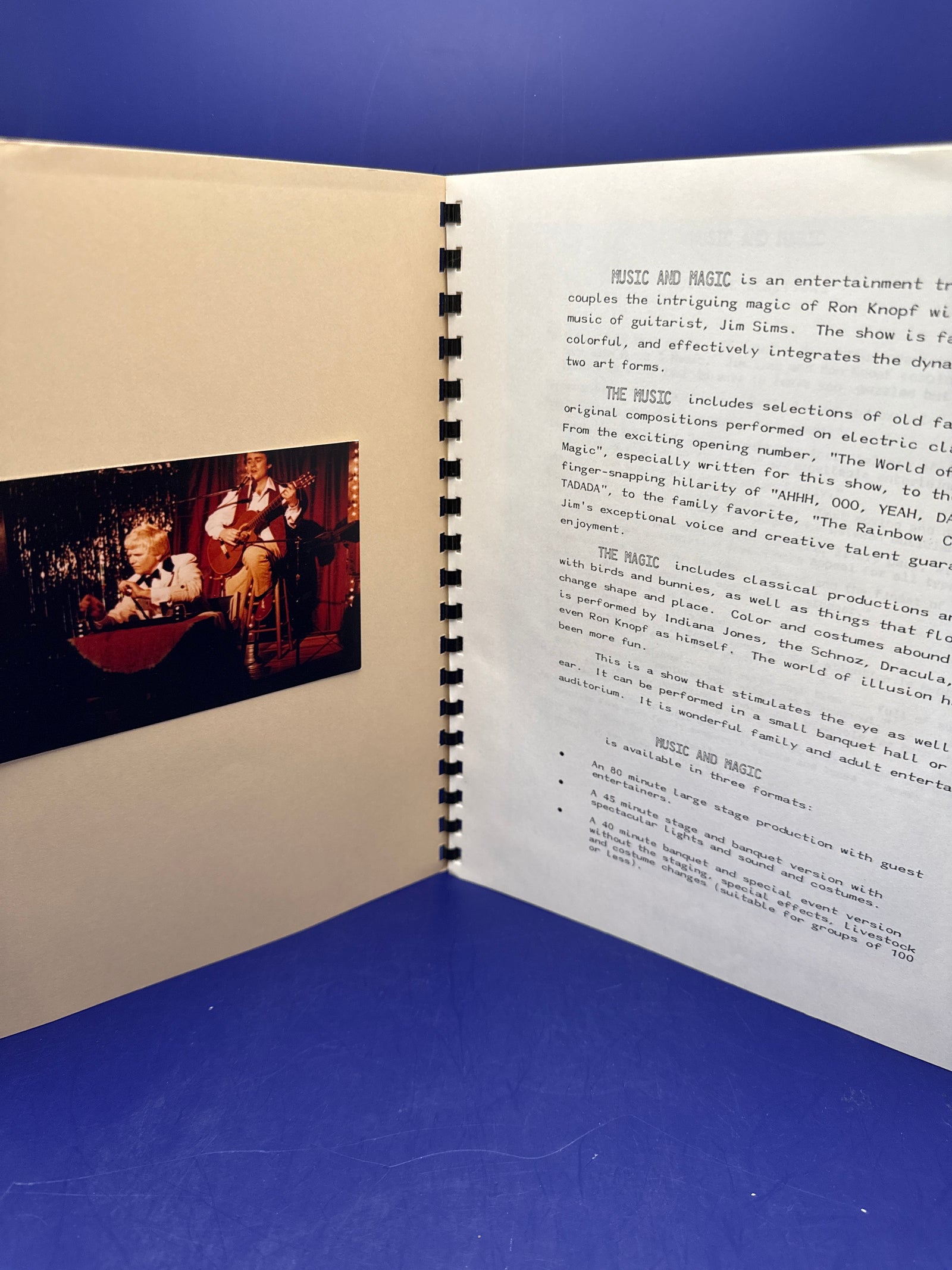 Exploring the World of Music & Magic by Ron Knopf INSCRIBED - ESTATE