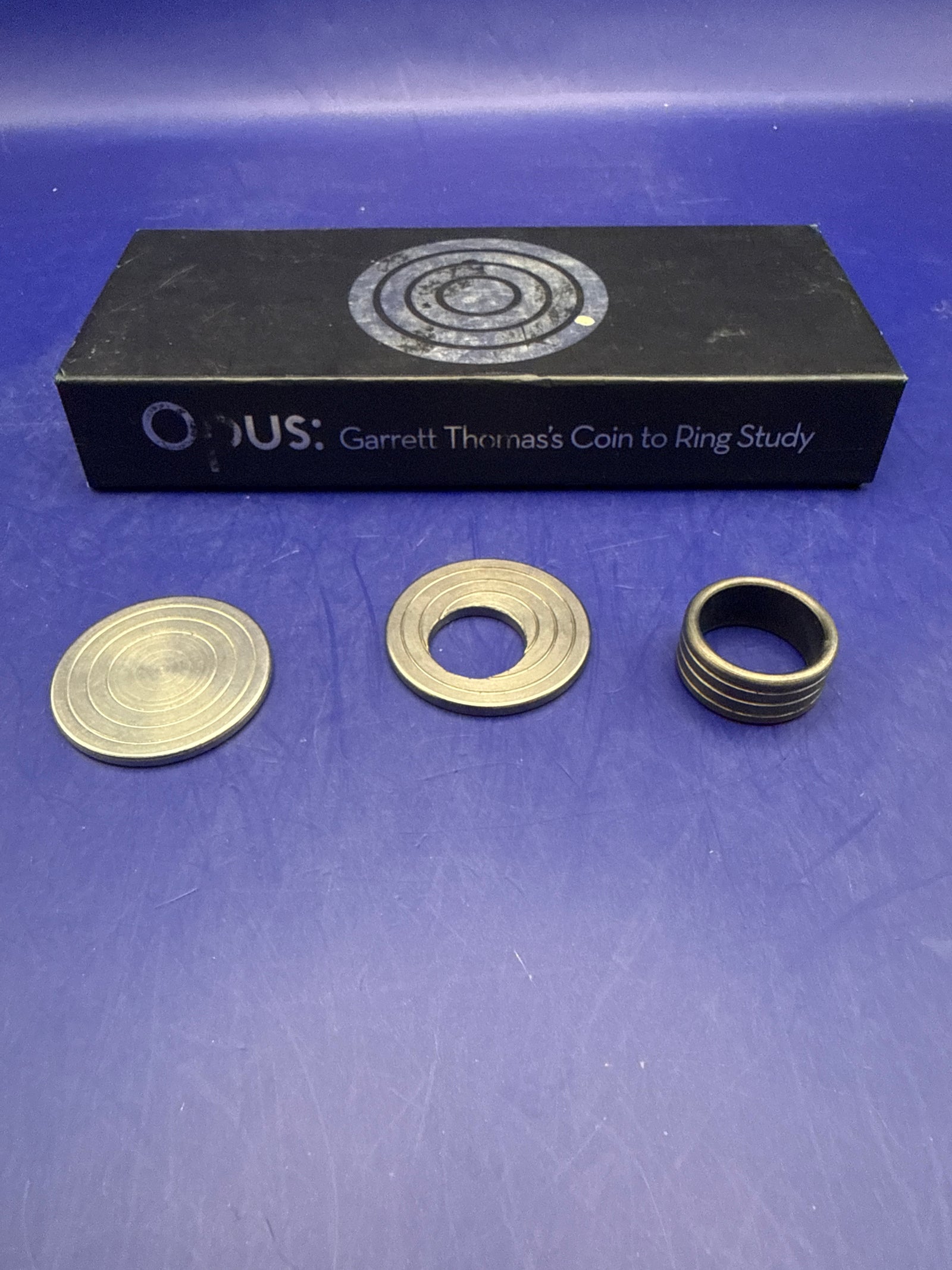 Opus: Garrett Thomas’s Coin to Ring Study approx. 60mm/Size 9 ESTATE