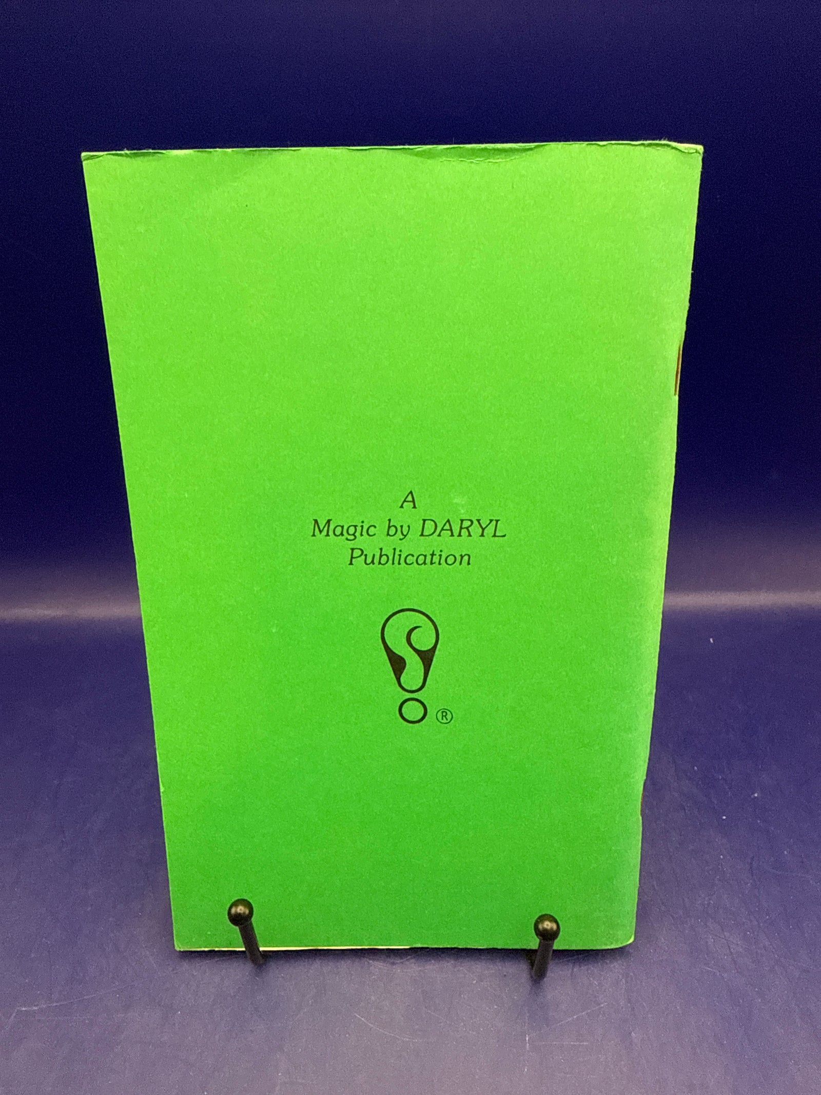 Secrets of a “Puerto Rican Gambler” Magic of Daryl by Stephen Minch 1980 INSCRIBED