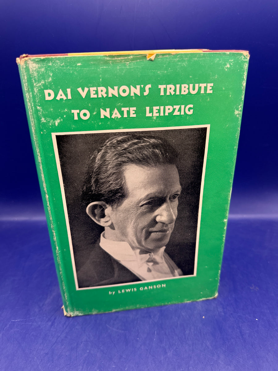 Dai Vernon’s Tribute to Nate Leipzig by Lewis Ganson 1st edition ESTATE