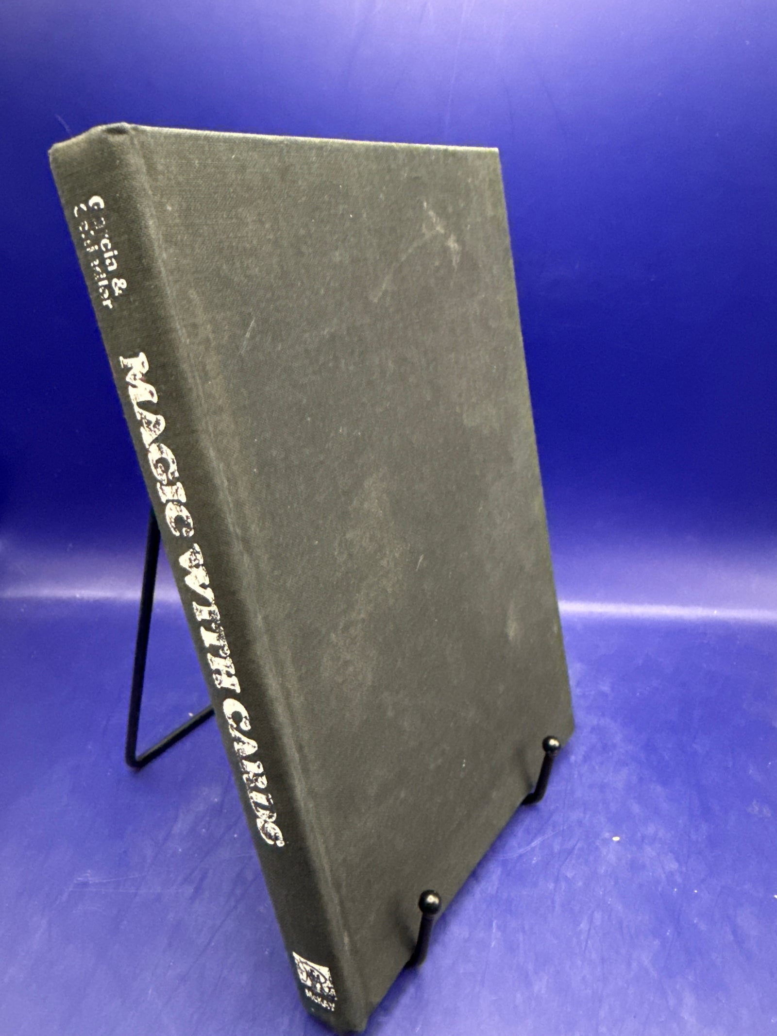Magic with Cards Frank Garcia & George Schindler HC 1st ed 1975 ESTATE