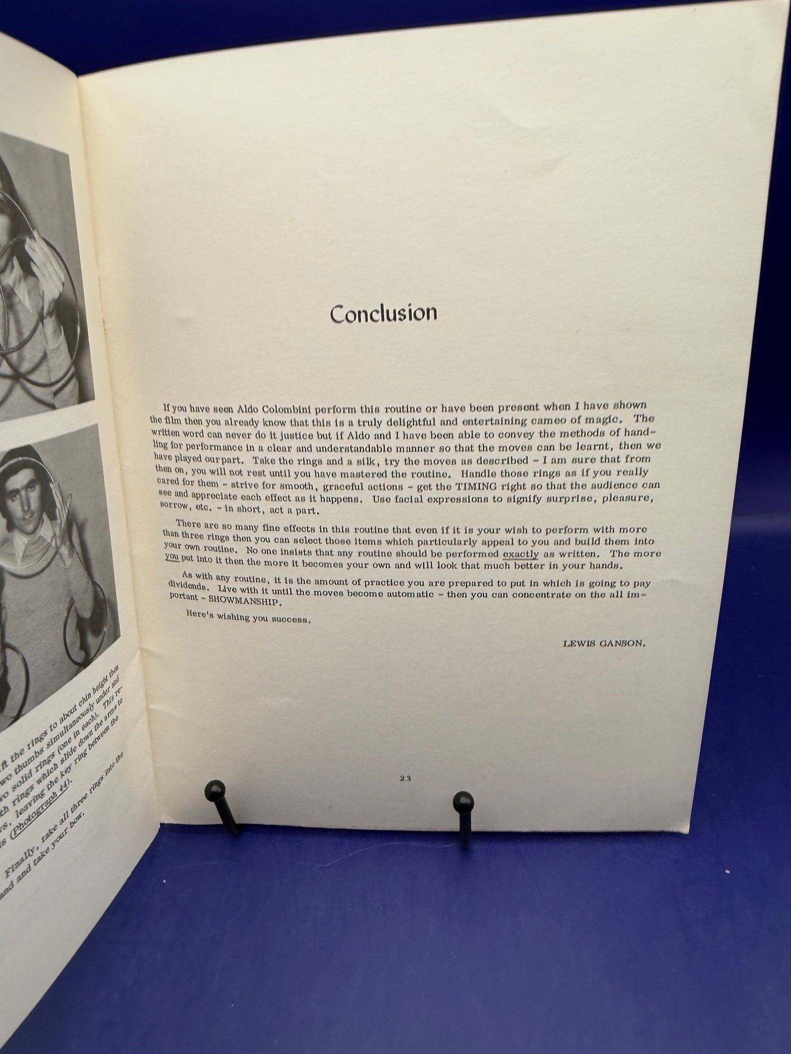 Rings Supreme Aldo Colombini’s Linking Rungs by Lewis Ganson 1978 Supreme Magic