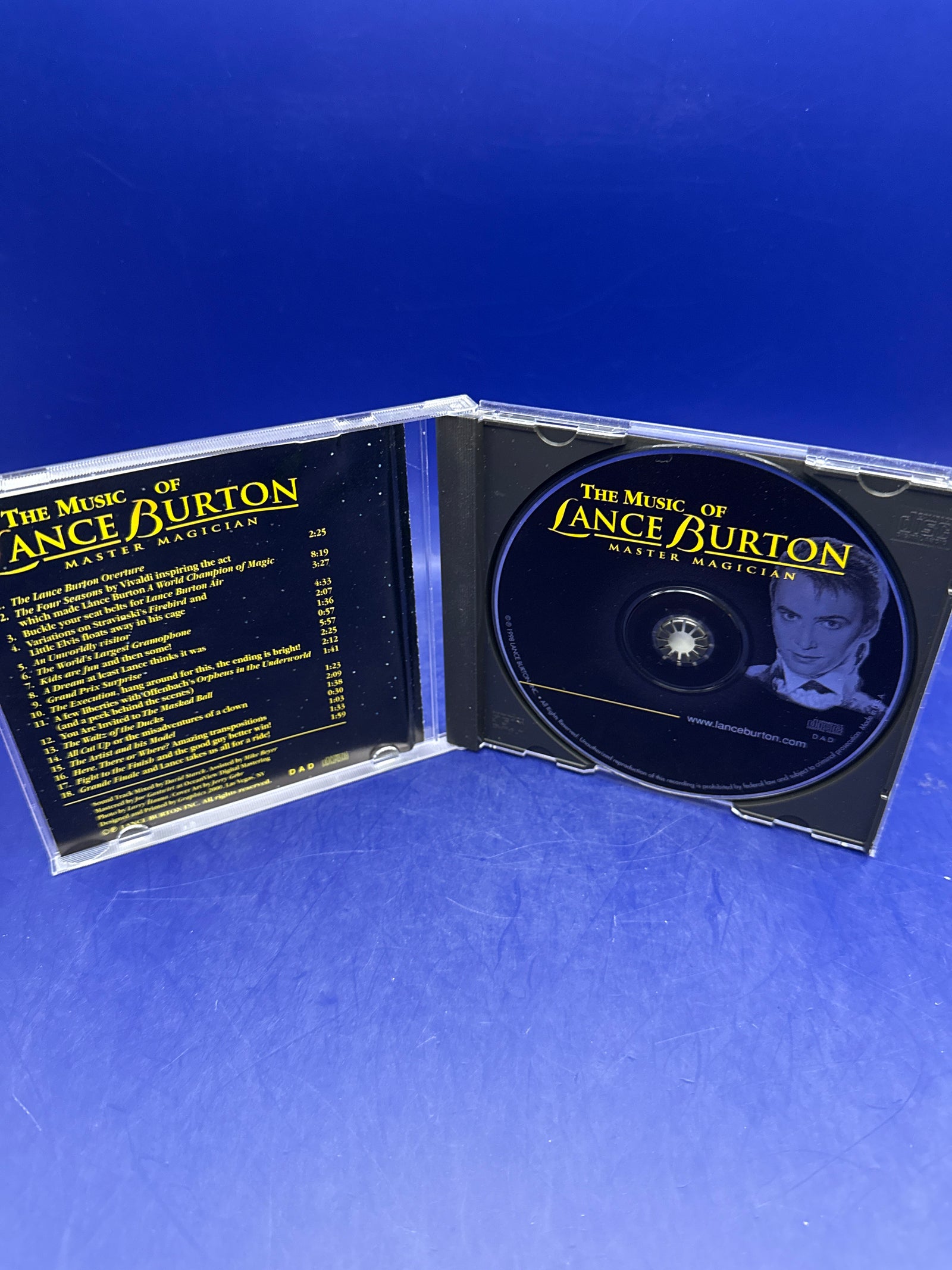 The Music of Lance Burton: Master Magician INSCRIBED