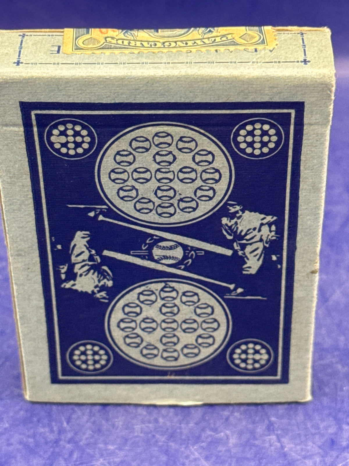 1950s Adams' League Playing Cards – Baseball Trick Deck-Original Instructions-sealed