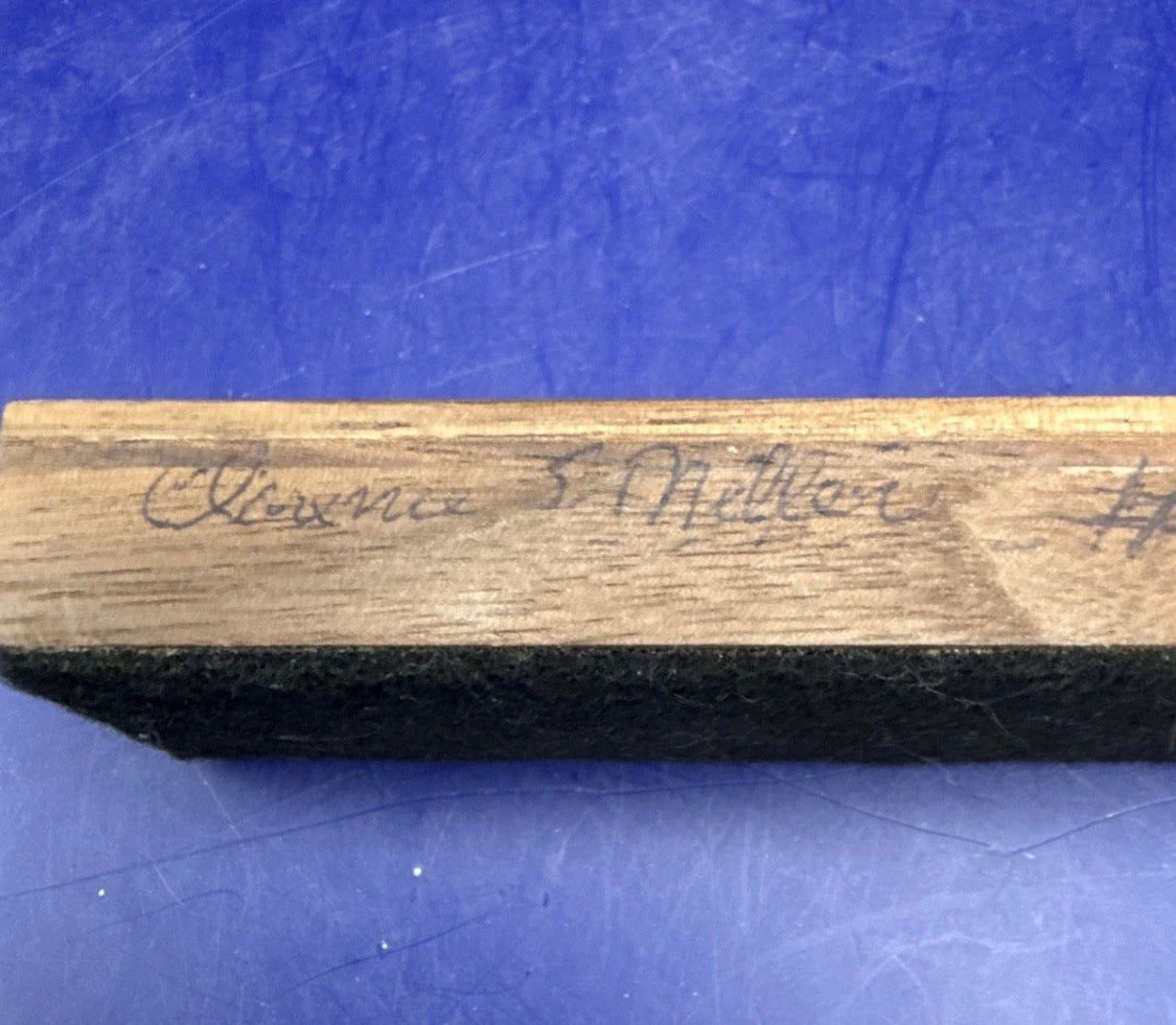 Ultra-Rare Handcrafted Wooden Coin Stand by Clarence Miller (Retro Antique Flat Design, #5, Oct 2004)