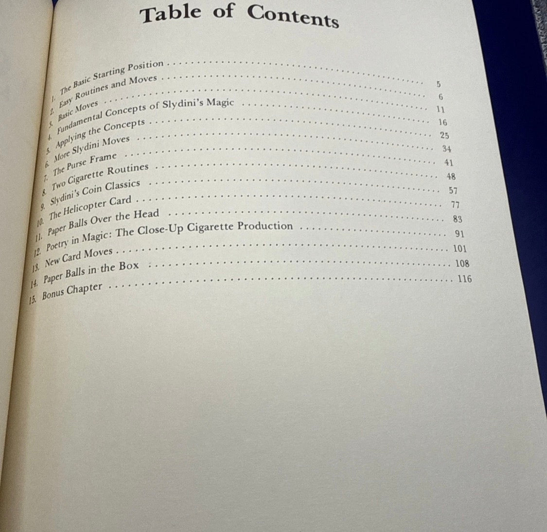 The Best Of Slydini & More By Karl Fulves INSRIBED BY SLYDINI 1st Ed. ESTATE