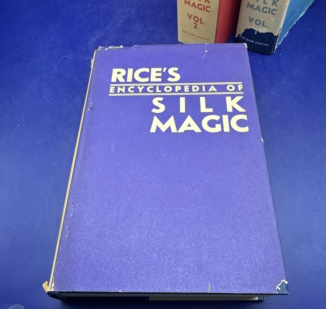 Rice’s Encyclopedia of Silk Magic Vol 1-3 - Silk King Studios - 1st Ed. 1948 ESTATE