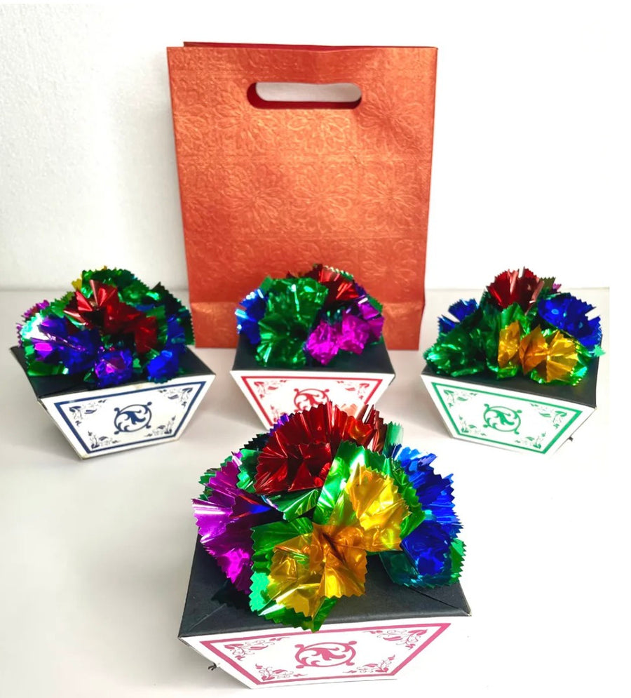 Flower Pots From Bag - Production Magic Trick