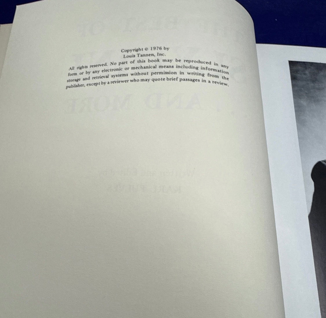 The Best Of Slydini & More By Karl Fulves INSRIBED BY SLYDINI 1st Ed. ESTATE