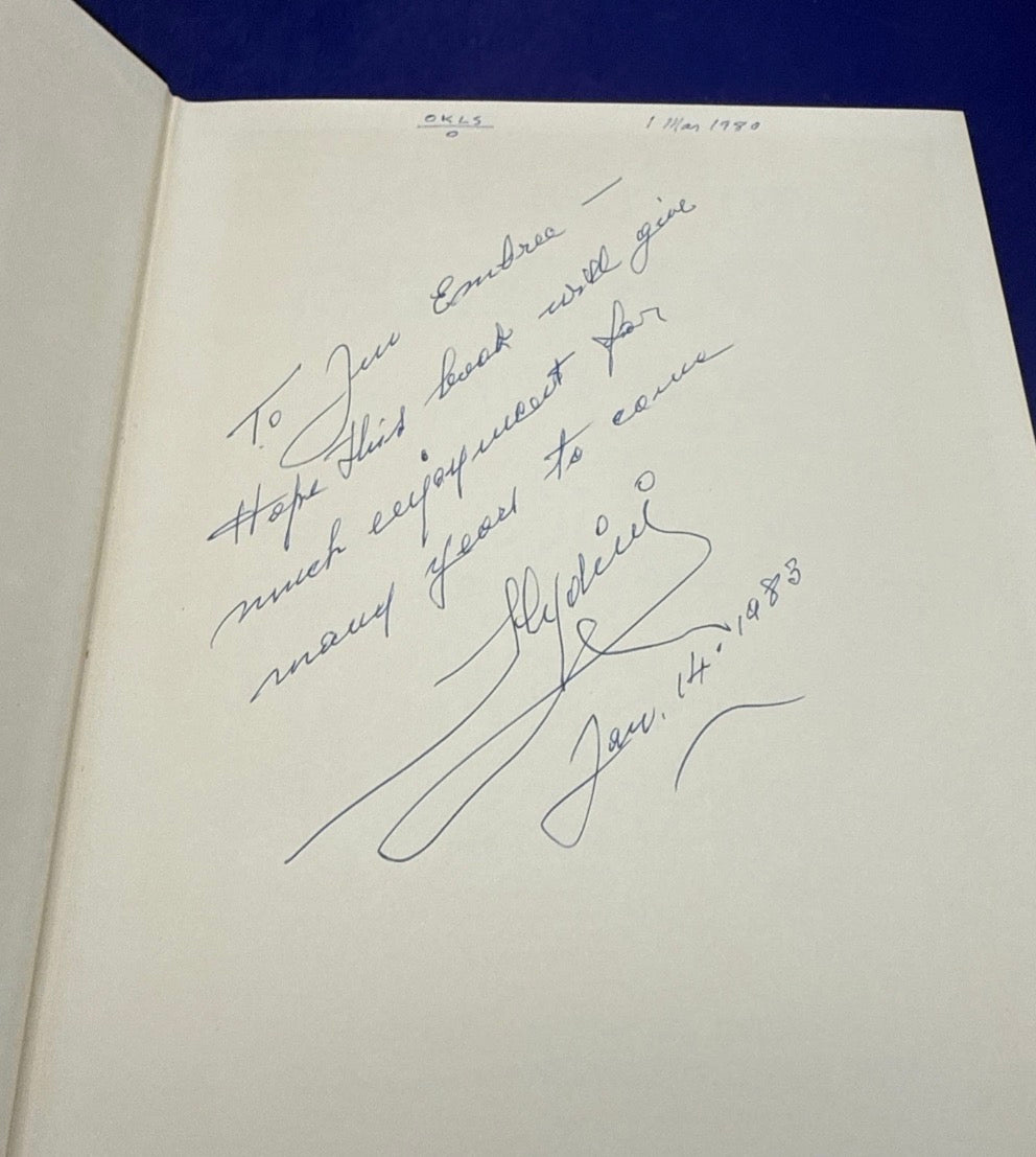 The Best Of Slydini & More By Karl Fulves INSRIBED BY SLYDINI 1st Ed. ESTATE
