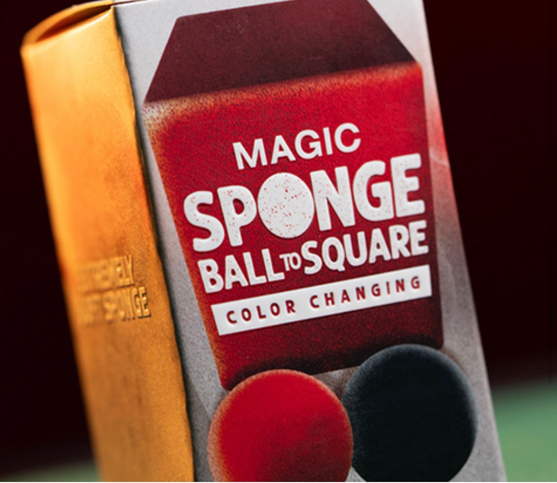Magic Color Changing Sponge Ball to Square by Murphy's Magic (available in 2 sizes)