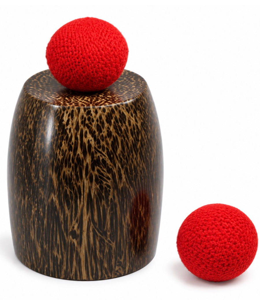 Chop Cup (Wood) – Collectors Edition with balls