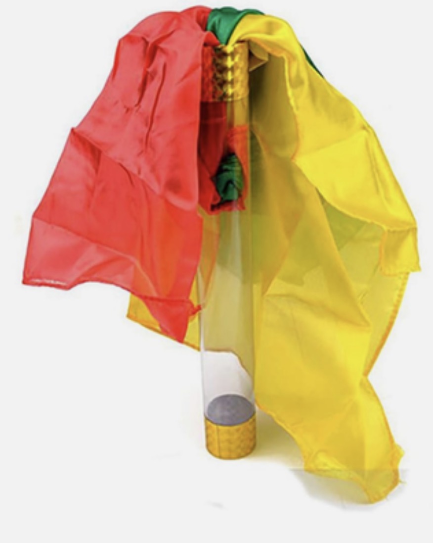 Crystal Silk Blow Tube with Instructions & 3 silks - Easy to Do
