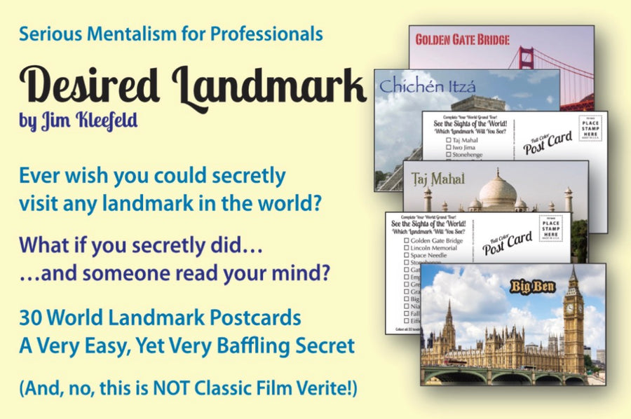Desired Landmarks: Easy Yet Baffling Mind Reading by Jim Kleefeld
