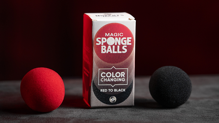 Color Changing Sponge Balls 2" Red/Black
