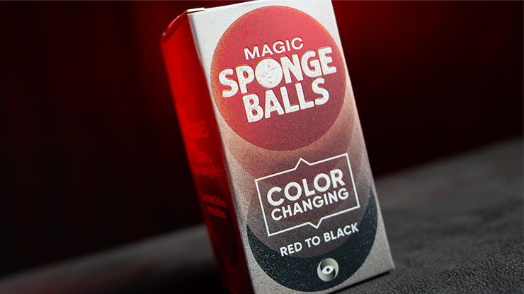 Color Changing Sponge Balls 2" Red/Black