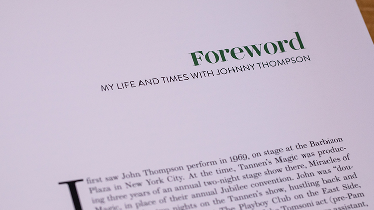 The Magic of Johnny Thompson - 2nd edition Vanishing Inc